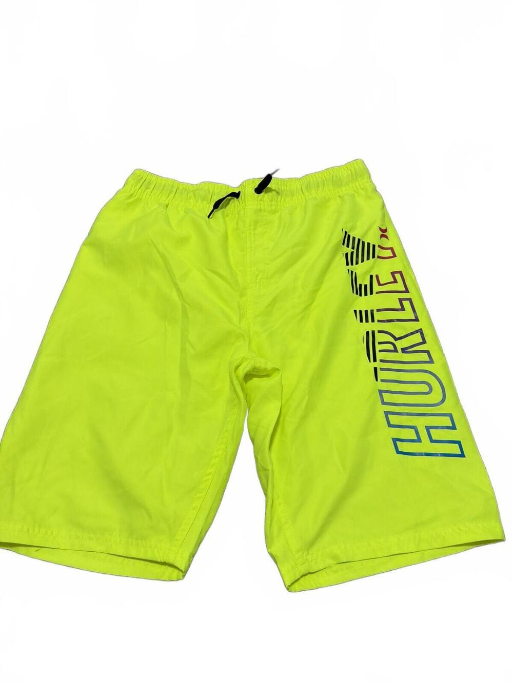 Hurley Boys Neon Yellow Swim Shorts XL